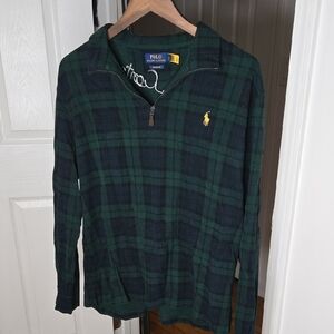 Polo Ralph Lauren Green Plaid Pullover